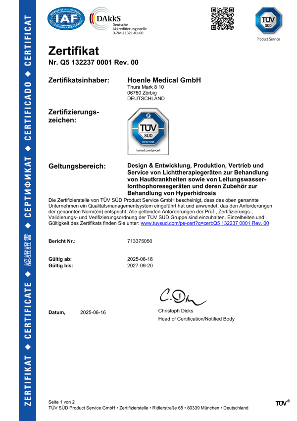 Certifikát CE 0123